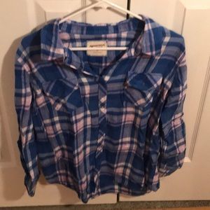 Arizona Women’s Plaid Button Down